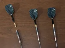 Peso de dardos profesional, accesorios de herramientas, hilo de 2BA, envío rápido, 6 unidades, 1,5 gramos