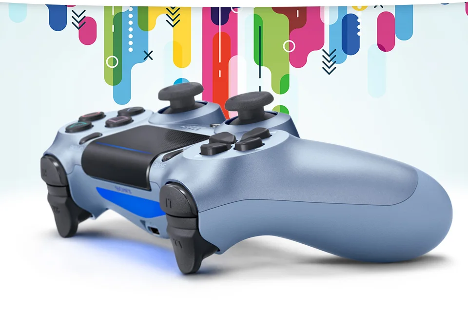 Контроллер игровой беспроводной титановый синий(Dualshock 4 Cont Titanium Blue: CUH-ZCT2E: SCEE