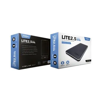 

External Box NOX NXLITEHDD25 2,5" SATA Black