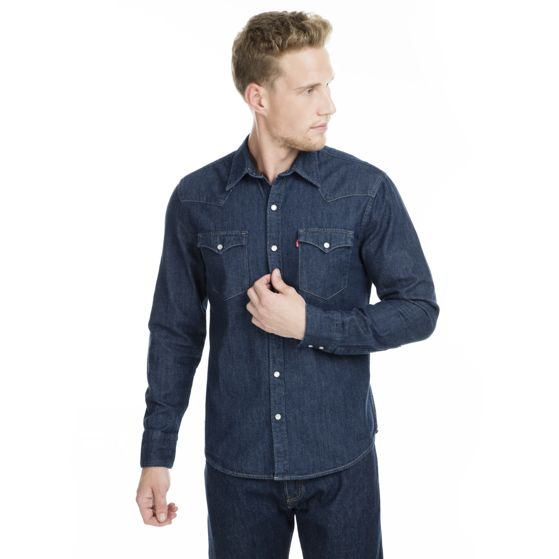 levi denim shirts