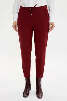 

DeFacto Fashion Women Drawstring Waist Trousers Solid Casual Harem Crop Pants Ladies Loose Cargo Pants Female-I4363AZ19AU