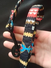 Collar de nailon personalizado para perros pequeños, medianos y grandes, con estampado colorido, correa para caminar