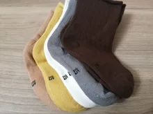 Calcetines de algodón para bebés de 0 a 11 años, 5 par/lote, para primavera, verano y otoño