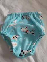 Pantalones de entrenamiento de algodón para bebé, bragas impermeables, pañales de tela reutilizables, pañales de bebé, ropa interior lavable