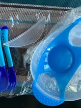 Alimentación tazón alimentación de bebé conjunto tonto tazón cuchara temperatura bebé vajilla aprendizaje platos de ayuda para la comida de los niños