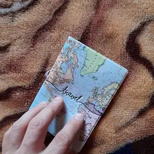 Nuevos muchachos frescos como los titulares de pasaporte de dibujos animados, hombres cubierta de pasaporte de viajes cuero del pvc 3D Diseño de 22 estilos diferentes para elegir