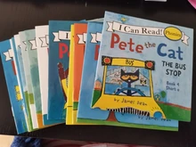 Juego de 12 Libros en inglés para niños, libro educativo de bolsillo para leer, Libros de arte