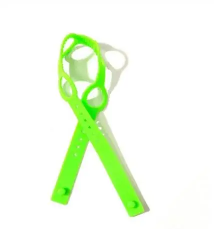 Silicona biberón chupete cadena dentición chupete juguete Clips biberón pezón cadenas Anti-perida cochecito alimentacion Acceso - Цвет: green