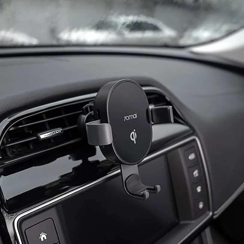 Автодержатель с беcпроводной зарядкой Xiaomi 70mai Wireless Car Charge Mount|Подставки и