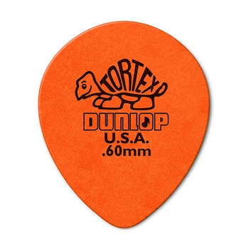 

413R.60 Tortex teardrop mediators 72 PCs, drop, thickness 0,60mm, Dunlop