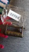 Jewelry-Box Padlock Combination NAIERDI Chinese Vintage Antique Bronze Keyed Zinc-Alloy