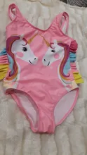 Bañador de unicornio para niña, traje de baño de una pieza, ropa de playa para niña, moda para niña 9069