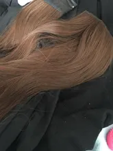 AOSI-extensiones de cabello largas y rectas para mujer, 5 tamaños, 5 Clips, resistentes al calor, color negro y marrón