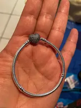 Pulseras clásicas de Plata de Ley 925 para mujer, abalorios de 3mm, joyería artesanal, regalo, gran oferta, 9 estilos