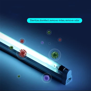 

LED UV Disinfection Lamp Ultraviolet Sterilizer Light Germicidal Sterilizer Home Tube Quartz Light Kill Mites For Family