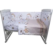 Комплект в кроватку Эдельвейс "Умка", 4 предмета