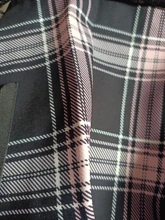 Faldas plisadas Y2K para mujer, faldas plisadas a rayas negras y rosas, Tank Cute Sweet Girls, falda para la escuela a cuadros con cordones, Mini guantes góticos, falda de encaje