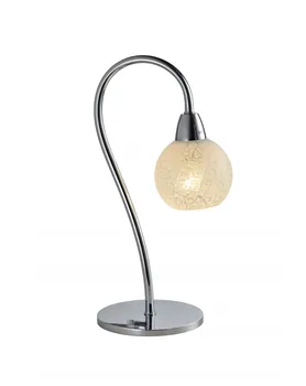 

Table lamp. DESKTOP OR DESKTOP CHROME METAL AND CRYSTAL. CHROME COLOR. Light E14 Ref. 16064/1T CR