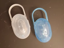 Caja sólida para chupete de bebé, contenedor de chupete, caja de almacenamiento de viaje, Soporte seguro, caja de plástico, 1 Uds.