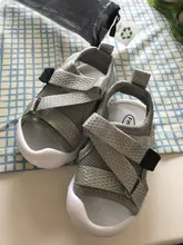 Verano niño Sandalias Zapatos de chica de bebé red monocolor de tela transpirable niños zapatillas de deporte infantil para niños chicas deporte sandalias SYJ035