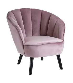 

ARMCHAIR PINK VELVET 96X87X90 CM