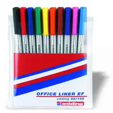 

0,3mm office liner set, 10 colors per set assorted