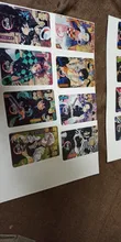 Set de 16 unidades de dibujos animados Demon Slayer: Kimetsu No Yaiba, tarjeta de fotos, póster de fotobook, tarjeta transparente
