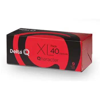 

Pack XL Qharacter, espresso intensity 9, 40 capsules Delta Q