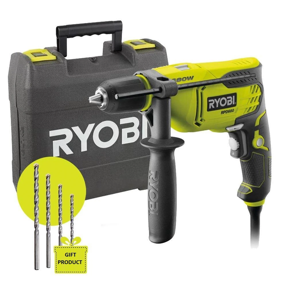 Taladro de impacto RPD680K 680Watt 13mm|Taladros - AliExpress