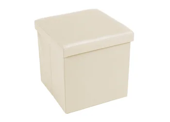 

Ottoman box padded solid color pattern Eddy color cream 2