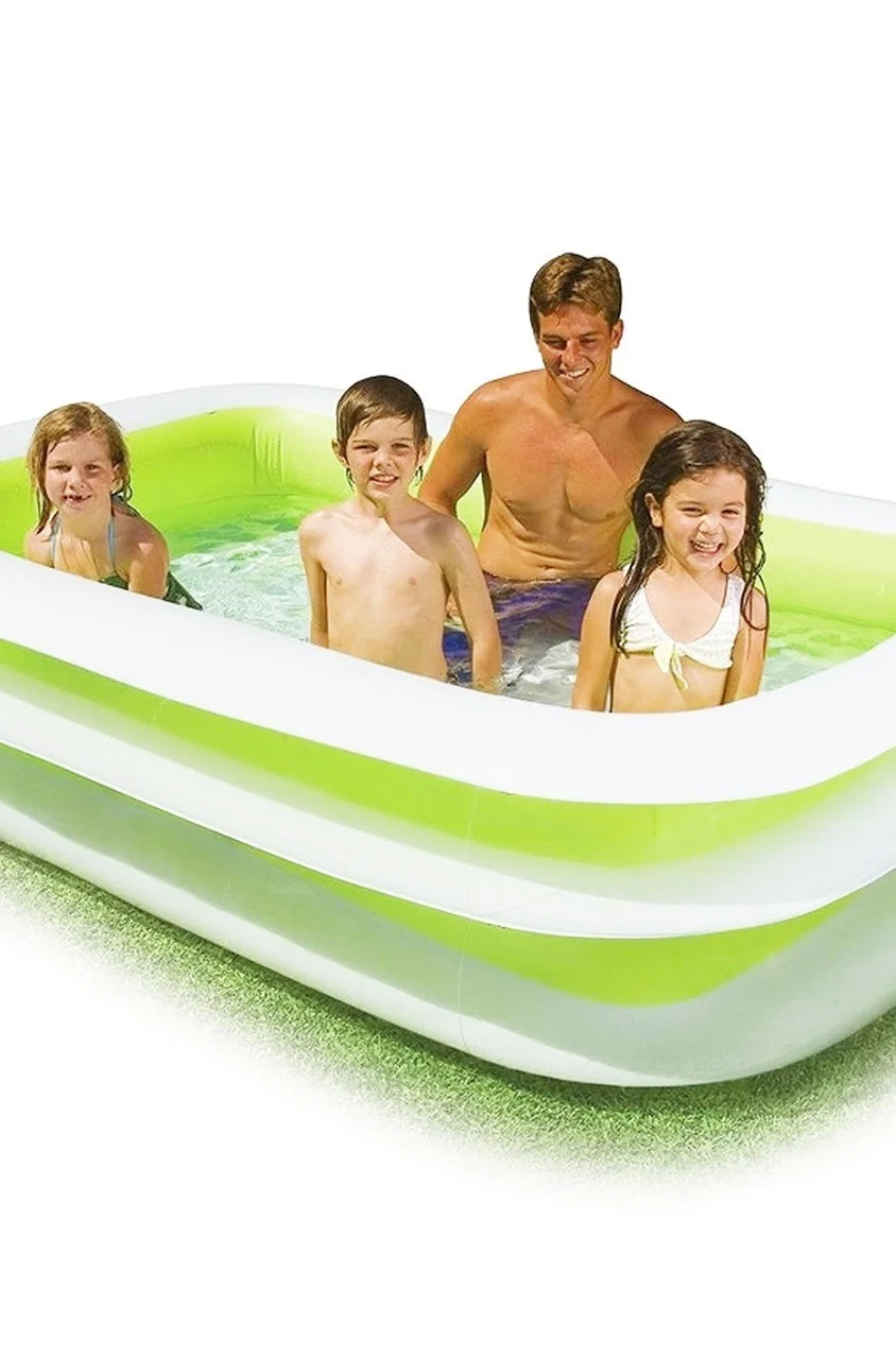 

Intex Inflatable Swimming Pool, 103" X 69" X 22", Mini Swimming Center for Kids, Backyard & Garden Pool -56483
