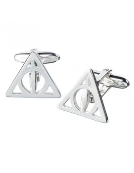 

CUFFLINKS SILVER RELICS OF DEATH HARRY POTTER