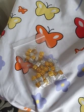 Alileader-Cuentas de tubo para trenzas, anillos de plata dorada para joyería, anillo de cuentas rastas ajustables, esposas trenzadas, cuentas huecas para el pelo