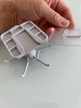 Ganchos de cocina giratorios de 360 grados, autoadhesivos, 6 ganchos, gancho para puerta de pared para el hogar, bolso, lazos para ropa, colgador de bolsas