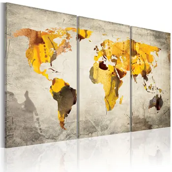 

Picture-continents sunny: Triptych-60x40 cm