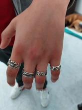 Anillos de dedo de cara sonriente para mujer y niña, sortijas de apertura ajustable de tejido de anillos, joyería con estilo, Punk, Hip Hop, 2021