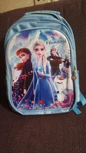 Mochila escolar de dibujos animados de Disney para niñas, bonita mochila para guardería, elsa, Anna