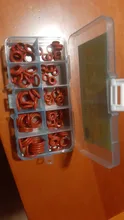 Ring Silicone Washer Assortment-Kit-Set VMQ Red Thickness