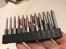 Bits Drill-Bit Screw-Driver Hand-Tools Flat-Head Tamper-Proof 50mm Hex Torx Security