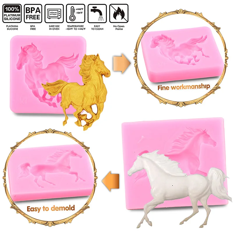 Lifesize Horse Shoe Chocolate Silicone Mould Cake Decorating Wedding