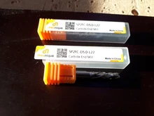 Fresadora de madera arriba y abajo corte 2 flautas espiral de herramienta de fresado CNC Router de compresión de fresa final para madera de corte Bits