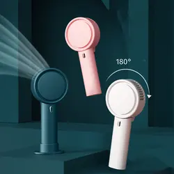Miniventilador portátil de escritorio, ventilador de mesa sin hojas, recargable por USB, para viaje, oficina y hogar