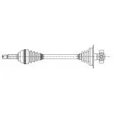 

METELLI axle shaft RENAULTTwingo I (C06) : 1.2 (C06617-0585METELLI