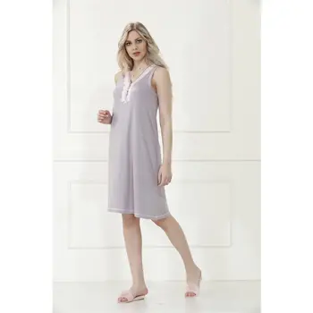 

Etoile women's spring/summer Bamboo Sleeveless Nightgown (Detail: Lace) Sleepwear 91029