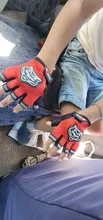 Pudcoco-guantes de malla para ciclismo para niños y adultos bicicleta, guantes cortos de deporte de bicicleta, 4 colores