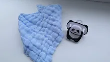 Chupete Dummy de Panda para pezón de bebé, chupete de silicona de grado alimenticio de PP, pezones de ortodoncia para niño pequeño con anillo, mordedor para bebé