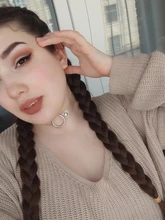 Collar gótico Punk Rock de estilo Harajuku, Gargantilla de cuero PU con corazón y punta redonda, accesorios para el cuerpo