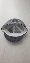 Sombrero Mono para bebé de algodón para verano, gorro Niño a rayas informal, aleros suaves, protección solar, gorros, gorros