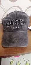 Baseball-Cap Embroidery Sports-Caps Vintage Outdoor New York Women Letter Sand-Washed