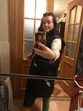 Casual Vest Coat Loose Black Xitao Women Sleeveless Pocket Mandarin-Collar Female New